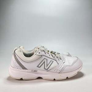 New Balance 411 V1 Cush + White Leather Running Shoes Sneaker Women's Size 7.5